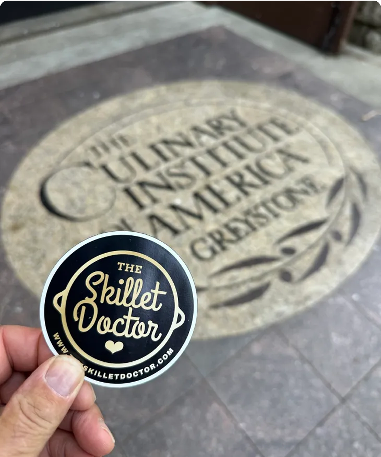 Culinary Institute of America entrance floor