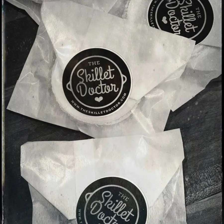The Skillet Doctor branded packaging