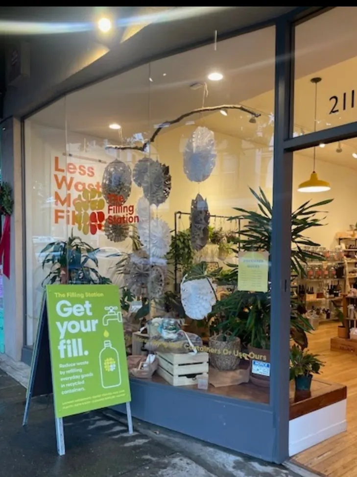 Refill shop promoting less waste